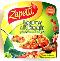 Mängden socker i Légumes à l'Orientale, pois chiches et boulgour