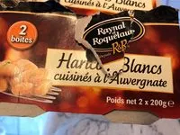 Mängden socker i Haricots blancs cuisinés à l'Auvergnate