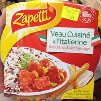 Mängden socker i Veau cuisiné à l'Italienne Riz blanc & riz sauvage