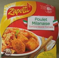 Mängden socker i Poulet Milanaise Torti à la Sauce Tomate