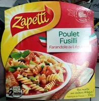 Mängden socker i Poulet Fusilli, Farandole de Légumes