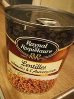 Mängden socker i Lentilles cuisinées à l'auvergnate