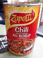 Mängden socker i Chili con carne au boeuf