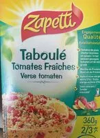 Mängden socker i Taboulé tomates fraîches