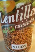 Mängden socker i Lentilles cuisinées