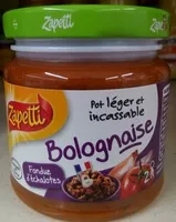 Mängden socker i Bolognaise Fondue d'échalotes