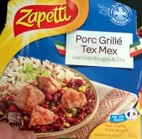 Mängden socker i Porc grille tex mex haricots rouges & 2 riz