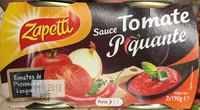 Mängden socker i Sauce Tomate Piquante