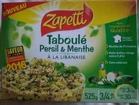 Mängden socker i Taboulé Persil & Menthe à la libanaise