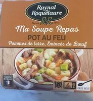 Mängden socker i Ma soupe repas « pot au feu »