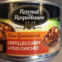 Mängden socker i Légumes Curry & Pois Chiches