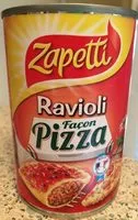 Mängden socker i Ravioli façon pizza