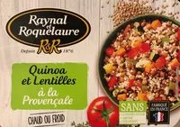 Mängden socker i Quinoa et Lentilles à la Provençale