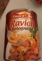 Mängden socker i Ravioli Bolognaise