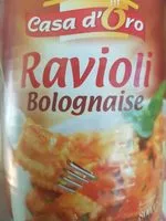 Mängden socker i Ravioli Bolognaise