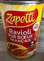 Mängden socker i Ravioli pur bœuf
