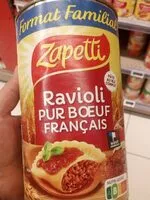 Mängden socker i Ravioli pur boeuf français