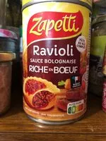 Mängden socker i Ravioli sauce bolognaise