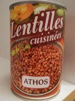 Mängden socker i Lentilles cuisinées