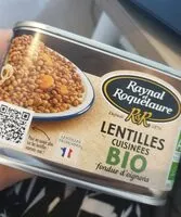 Mängden socker i Lentilles cuisinées bio fondue d'oignons