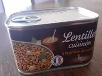 Mängden socker i Lentilles cuisinées à la graisse de canard