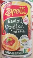 Mängden socker i Ravioli Végétal
