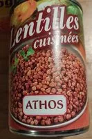 Mängden socker i Lentilles cuisinees