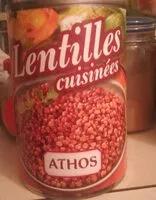 Mängden socker i Lentilles cuisinées