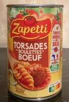 Mängden socker i Torsades aux boulettes de boeuf