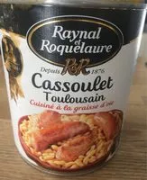 Mängden socker i Cassoulet toulousain, cuisiné à la graisse d'oie