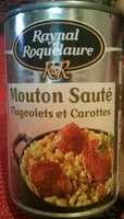 Mängden socker i Mouton Sauté Flageolets Verts et Carottes