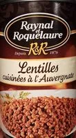 Mängden socker i Lentilles cuisinées à l'Auvergnate