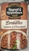 Mängden socker i Lentilles cuisinées à l'Auvergnate