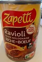 Mängden socker i Ravioli sauce bilognaise