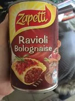 Mängden socker i Ravioli bolognaise