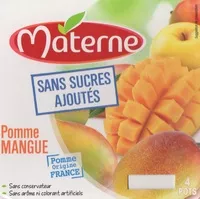 Mängden socker i Materne - Pomme Mangue