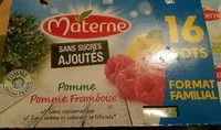 Mängden socker i Compotes Materne sans sucres ajoutés