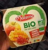 Mängden socker i Compote Bio Sans Sucres Ajoutés PomMangueGrenade