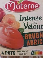Mängden socker i MATERNE Compotes Intense et Velouté Brugnon Abricot 4x97g