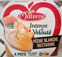 Mängden socker i MATERNE Compotes Intense et Velouté Pêche Nectarine 4x97g