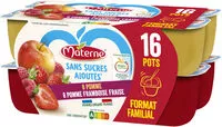 Mängden socker i Pomme Framboise Fraise SSA 16 pots