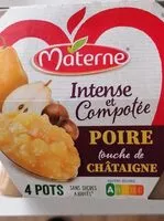 Mängden socker i Poire touche de châtaigne