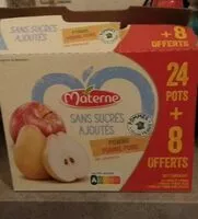 Mängden socker i Compote de pomme pomme poire sans sucre ajouté