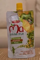Mängden socker i Ma Pause Fruit Pomme Ananas Kiwi