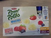Mängden socker i Pom'potes Brassés banane fruits rouges