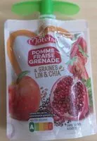 Mängden socker i Compote pomme fraise grenade et graines