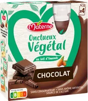 Mängden socker i MATERNE Gourdes Onctueux Végétal Chocolat Noir 4x85g