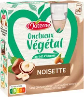 Mängden socker i MATERNE Onctueux Végétal Noisette 4x85g
