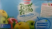 Mängden socker i Pom'Potes sans sucres ajoutés