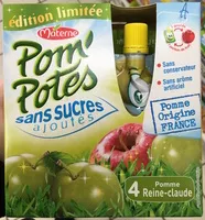 Mängden socker i Pom'Potes Pomme Reine-Claude